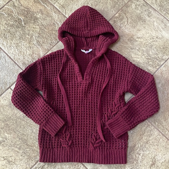 No Boundaries Sweaters - + nwot + NO BOUNDARIES Waffle Knit Sweater